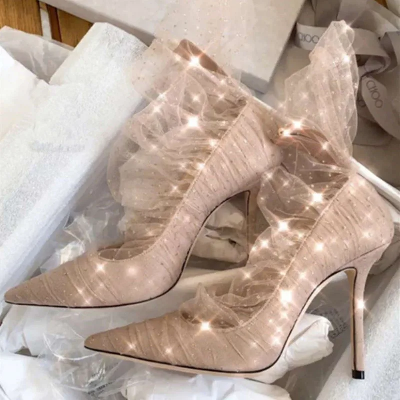 Hot Fashion Sweet Black Flock Pointed Toe Shoes Thin Heels Shallow Women's Shoes Zip Mesh Lace Ladies Pumps
Hot Fashion Sweet Black Flock Pointed Toe Shoes Thin Heels Shallow Women's Shoes Zip Mesh Lace Ladies Pumps