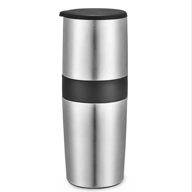 Stainless Steel Manual Coffee Grinder Grinding Brewing In One Barista Tool Cappuccino Latte Art Hand Mill Coffeeware Beans 
Stainless Steel Manual Coffee Grinder Grinding Brewing In One Barista Tool Cappuccino Latte Art Hand Mill Coffeeware Beans