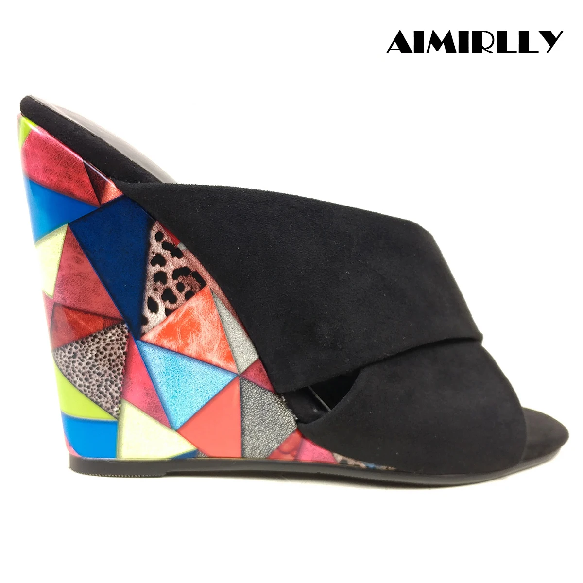 Summer Spring Women's Shoes High Heels Wedge Sandals Slippers Floral Pattern Heel Slip On Casual Black Faux Suede
Summer Spring Women's Shoes High Heels Wedge Sandals Slippers Floral Pattern Heel Slip On Casual Black Faux Suede