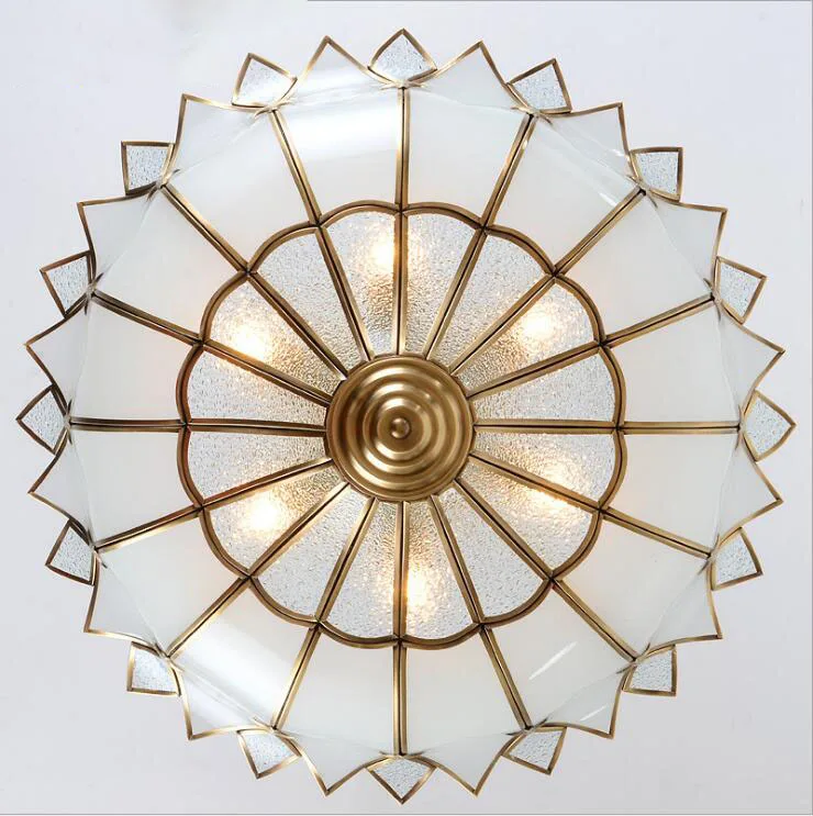 L Copper semi-chandelier European living room lighting romantic warm bedroom room restaurant American semi-ceiling copper lamp
L Copper semi-chandelier European living room lighting romantic warm bedroom room restaurant American semi-ceiling copper lamp