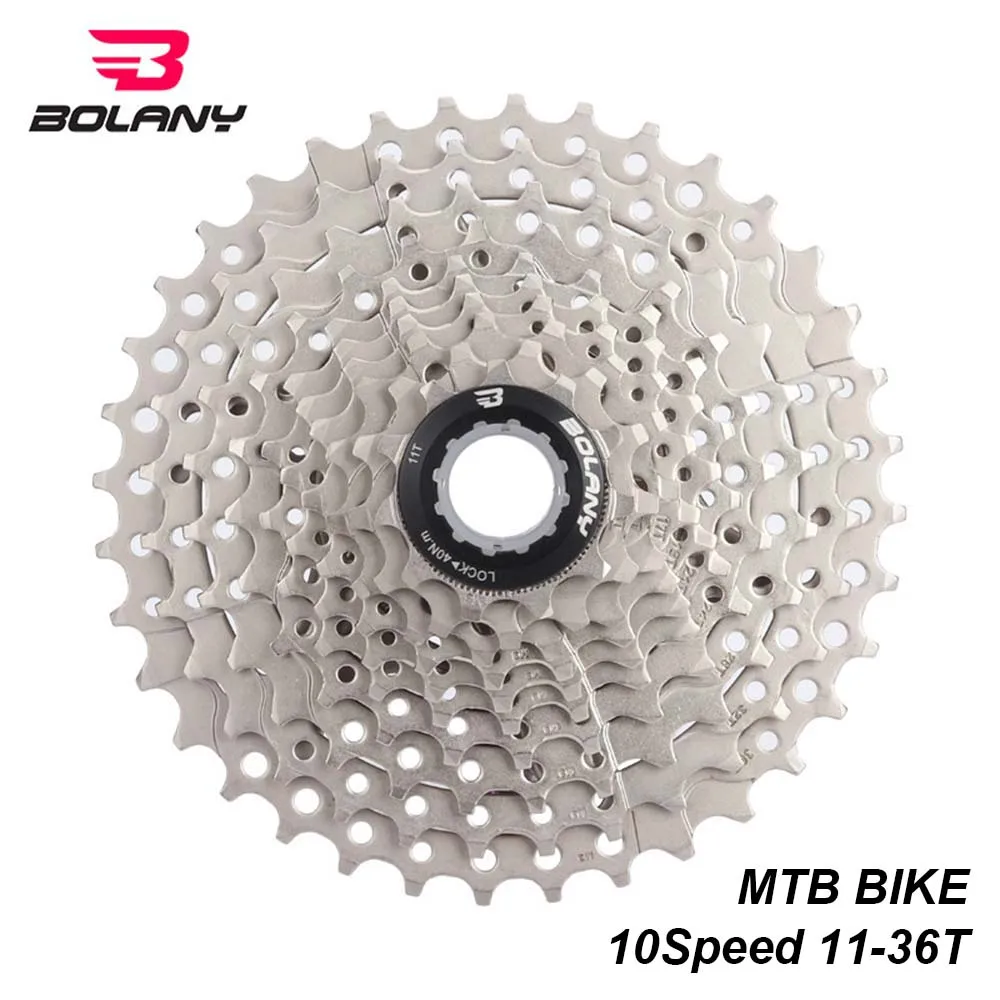BOLANY 10 Speed Cassette Freewheel Gear Ratio 11-36T MTB Mountain Bike Sprocket Bicycle Accessories For Shimano Cassettes
BOLANY 10 Speed Cassette Freewheel Gear Ratio 11-36T MTB Mountain Bike Sprocket Bicycle Accessories For Shimano Cassettes