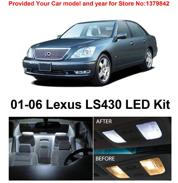 21pc Package Kit LED Interior Lights For Lexus LS430 2001-2006 Free Shipping Xenon White
21pc Package Kit LED Interior Lights For Lexus LS430 2001-2006 Free Shipping Xenon White