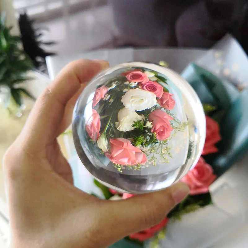 60 мм прозрачный хрустальный шар K9 стеклянная сфера украшение для дома фотографии