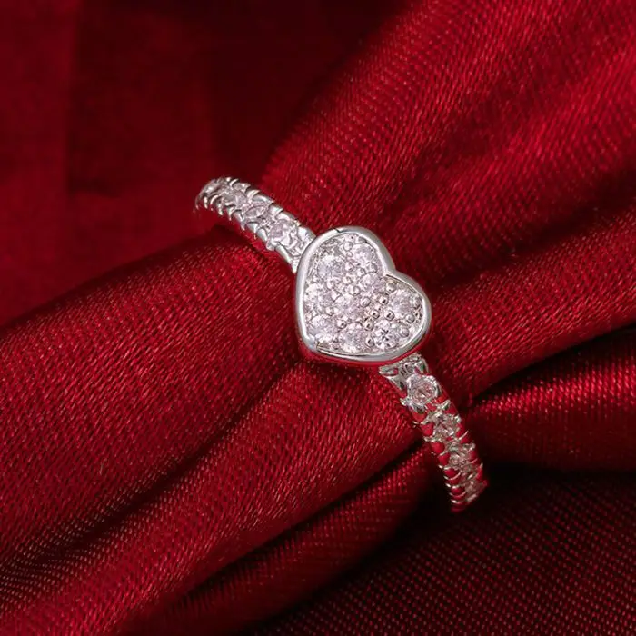 Оптовая Продажа 925 ювелирных изделий посеребренное кольцо серебряные модные