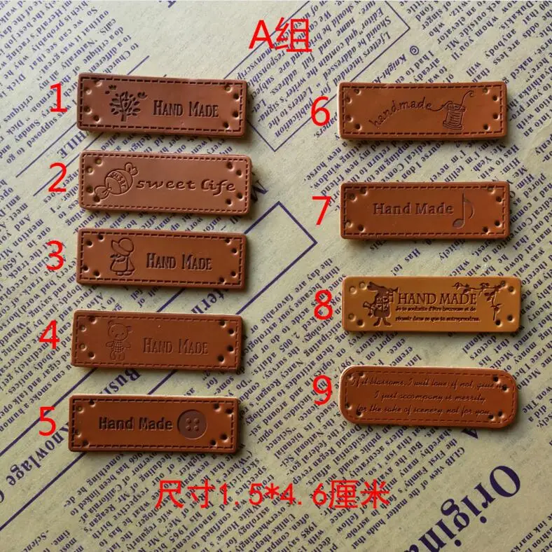 20 шт. этикетки ручной работы из искусственной кожи на одежду, одежды, рельефные этикетки для джинсов, сумок, обуви, одежды, Швейные аксессуар... 
20 шт. этикетки ручной работы из искусственной кожи на одежду, одежды, рельефные этикетки для джинсов, сумок, обуви, одежды, Швейные аксессуар...