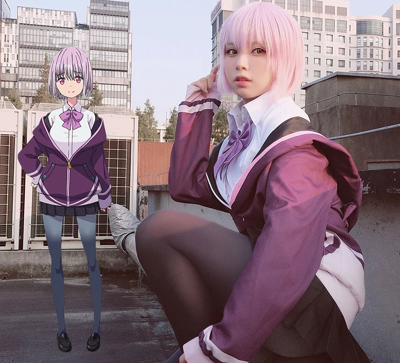 SSSS.GRIDMAN Shinjo Akane японский аниме косплей костюм наряд для Хэллоуина вечеринки Denkou