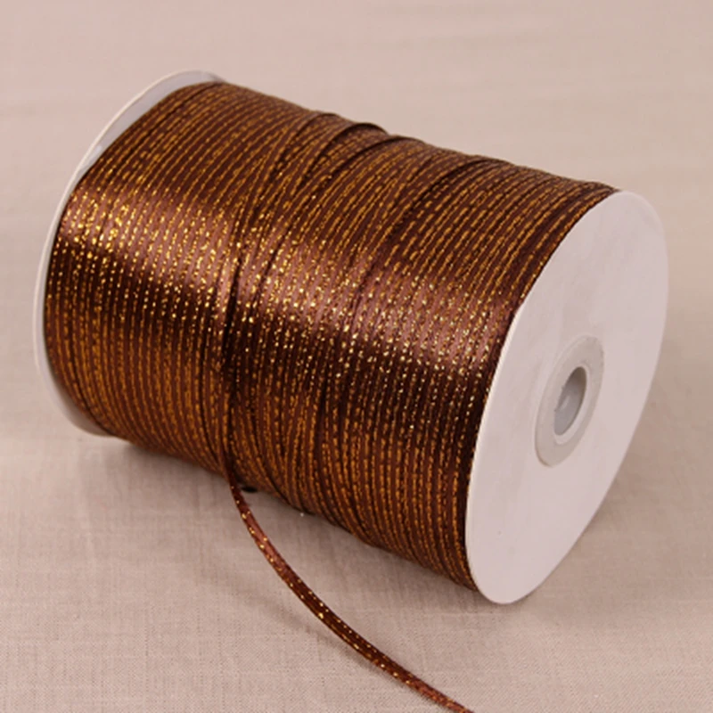 3mm 1/8" solid satin ribbon w/gold wedding decoration candy cake wrapping craft accessories scrapbook material 20yards 32
3mm 1/8" solid satin ribbon w/gold wedding decoration candy cake wrapping craft accessories scrapbook material 20yards 32
