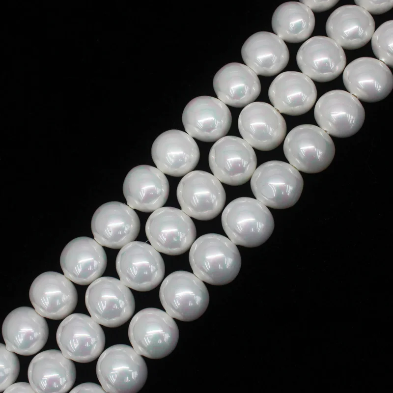 Wholesale 12x13x15mm Beautiful White Shell Pearl Oval Loose Beads 15"/38cm ,For Jewelry making, can mixed wholesale!
Wholesale 12x13x15mm Beautiful White Shell Pearl Oval Loose Beads 15"/38cm ,For Jewelry making, can mixed wholesale!