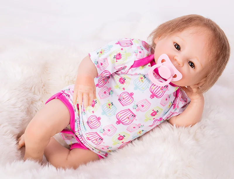 2018 New dollmai Silicone Reborn Baby Dolls In Pink About 18Inch Lovely Doll Reborn For Baby Gift Bonecas Bebe Reborn Brinquedos
2018 New dollmai Silicone Reborn Baby Dolls In Pink About 18Inch Lovely Doll Reborn For Baby Gift Bonecas Bebe Reborn Brinquedos