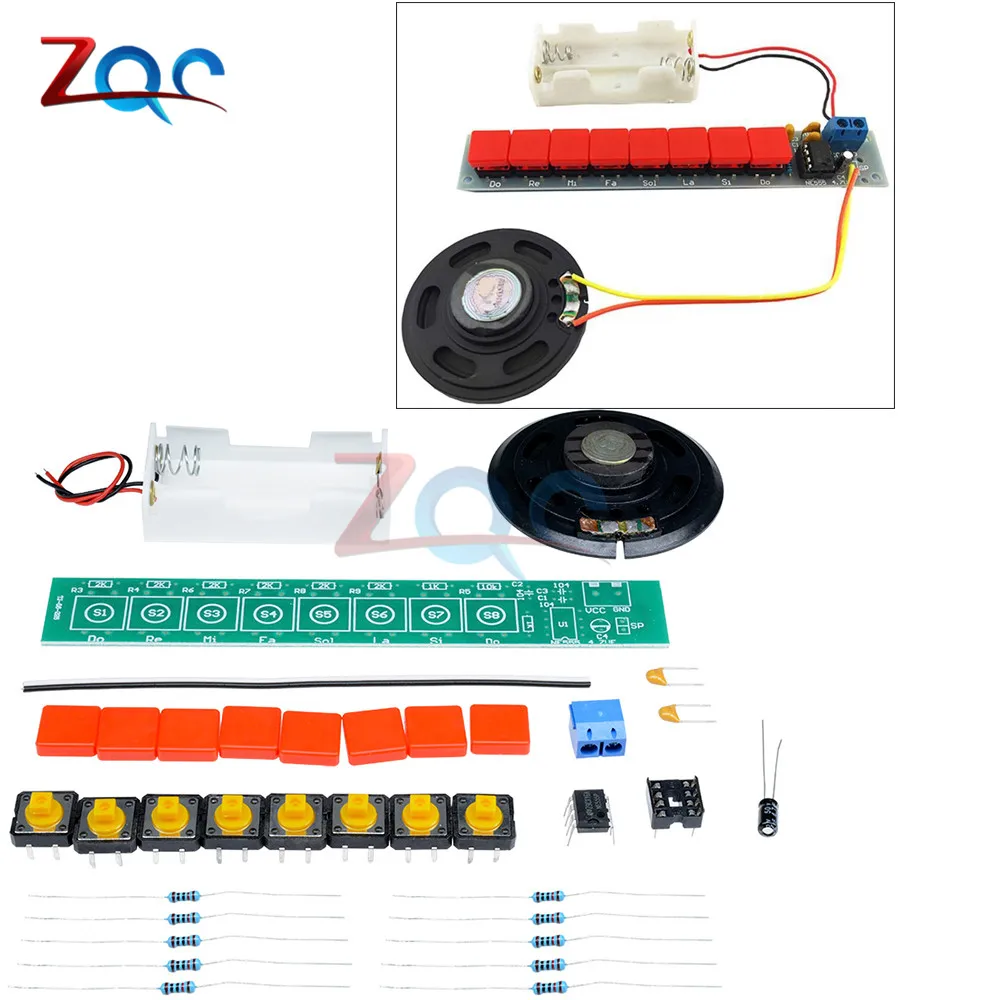 DIY Kit NE555 Component Electronics Electric Piano Organ Module DIY Electronic / Battery Box organizadores Electronic DIY Kits
DIY Kit NE555 Component Electronics Electric Piano Organ Module DIY Electronic / Battery Box organizadores Electronic DIY Kits