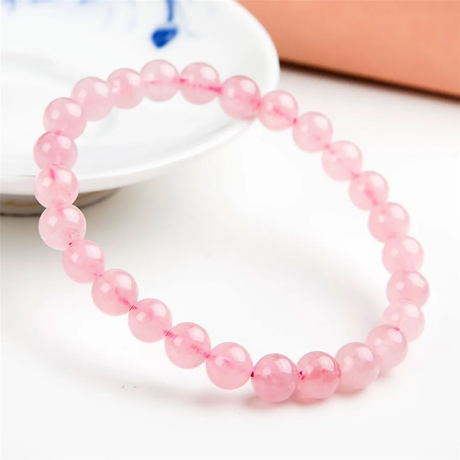 High Quality 7mm Madagascar Natural Pink Rose Quartz Bracelets Crystal Round Bead Stretch Bracelet AAAAA For Women Drop Shipping
High Quality 7mm Madagascar Natural Pink Rose Quartz Bracelets Crystal Round Bead Stretch Bracelet AAAAA For Women Drop Shipping
