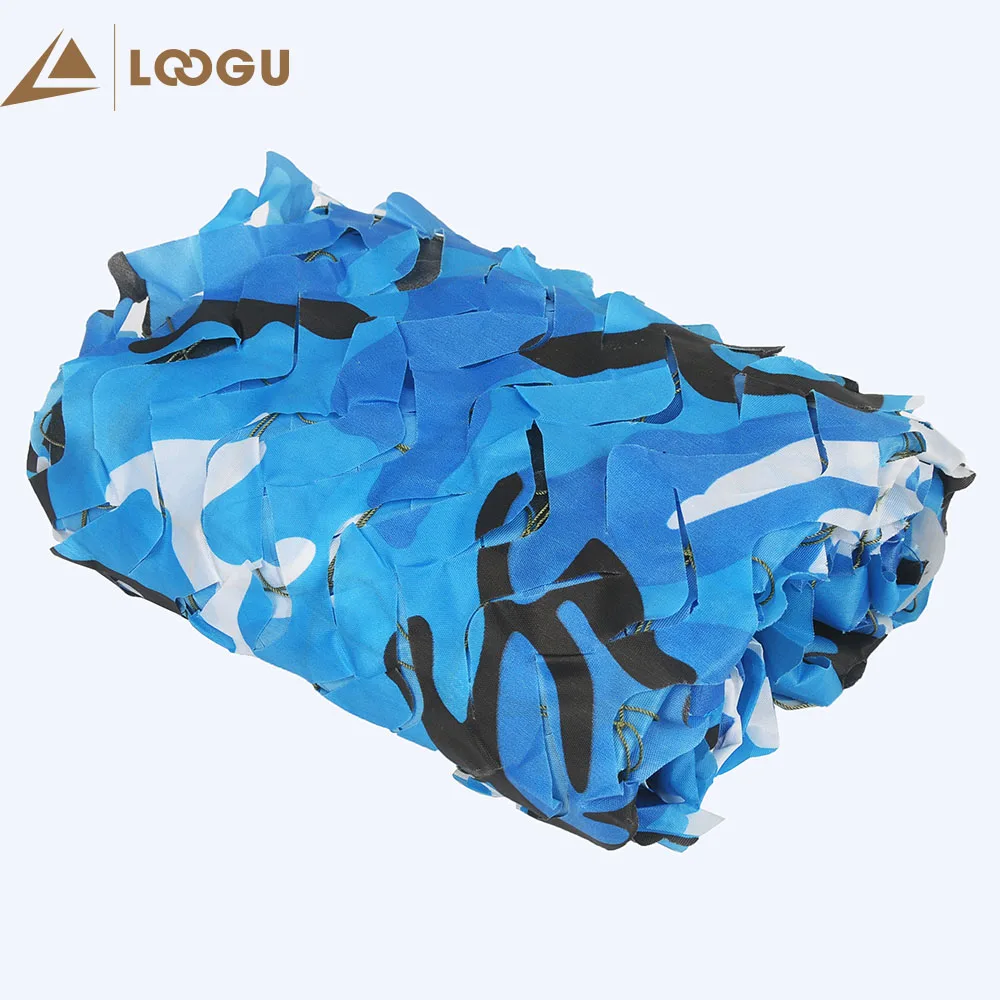 Синяя камуфляжная сетчатая сетка LOOGU EM 2 м * 3 камуфляжные сетчатые Чехлы для