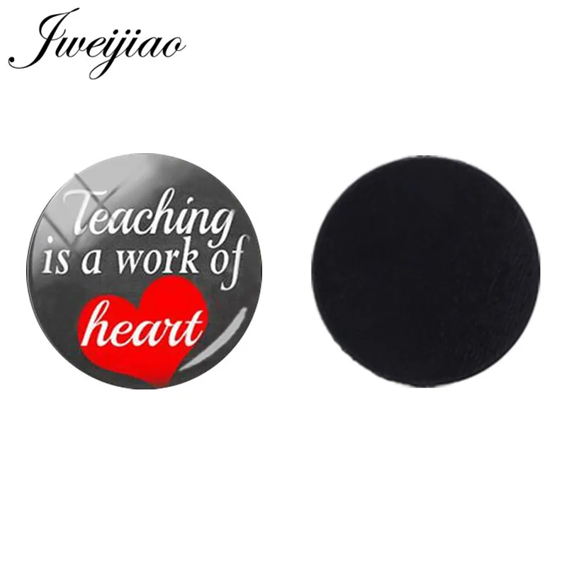 JWEIJIAO Teacher is a work of Heart 25mm Glass Beads Magnetic Sticker Fridge Magnet Jewelry Findings For Teachers Gift CT680
JWEIJIAO Teacher is a work of Heart 25mm Glass Beads Magnetic Sticker Fridge Magnet Jewelry Findings For Teachers Gift CT680