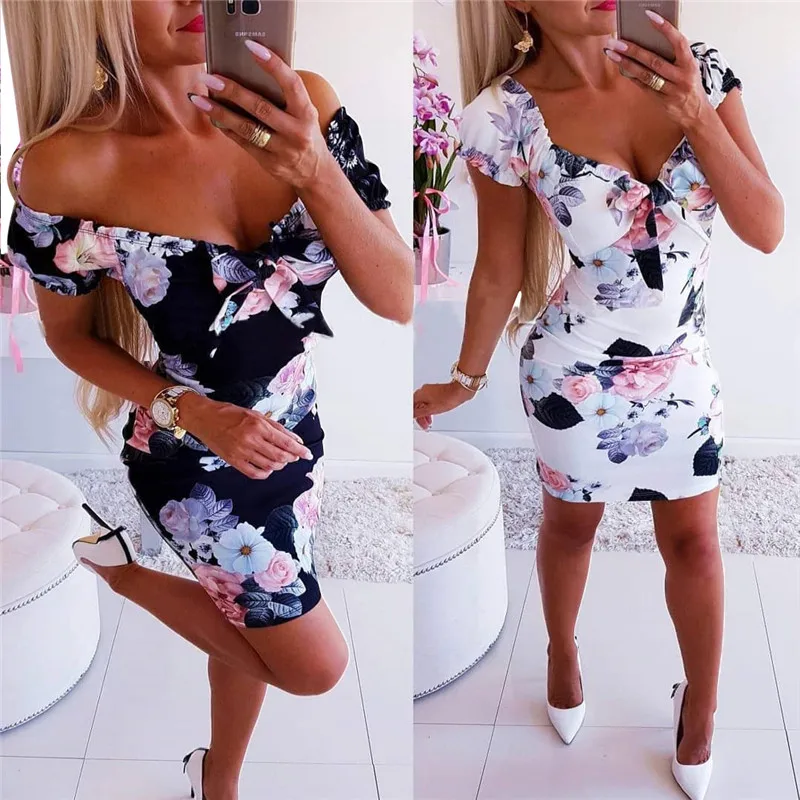 2019 Summer Sexy Print Women Dresses Bandage Bodycon Casual Sleeve Evening Party Floral Club Mini Dress US
2019 Summer Sexy Print Women Dresses Bandage Bodycon Casual Sleeve Evening Party Floral Club Mini Dress US