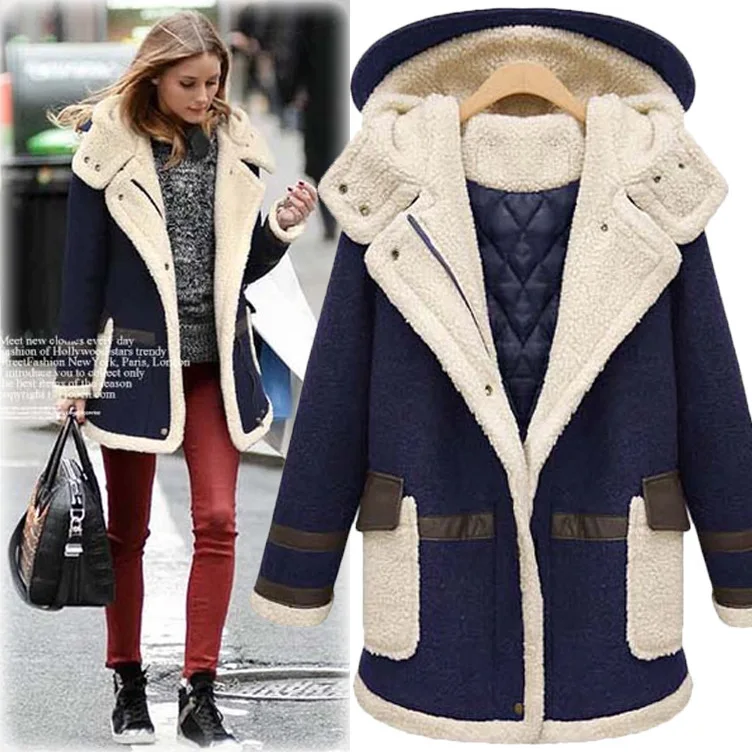 Will Hot Sale Single Breasted High Waist Full Code Suit-dress 2019 Winter New Thickening Lamb Coat Loose Long Fund Easy Cotton
Will Hot Sale Single Breasted High Waist Full Code Suit-dress 2019 Winter New Thickening Lamb Coat Loose Long Fund Easy Cotton