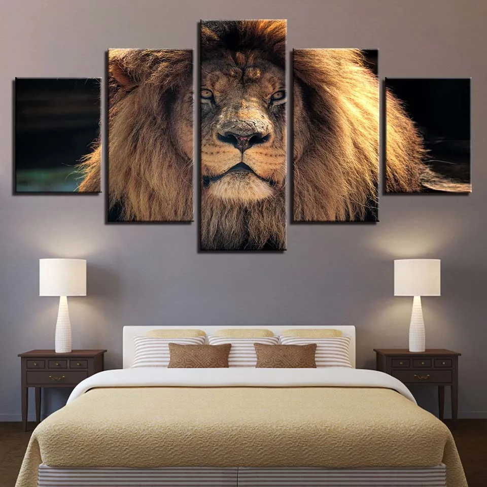 Poster Canvas Painting Living Room Wall Art 5 Pieces/Pcs Animal Lions Frame Print HD Modular Printed Cuadros Decoration Picture
Poster Canvas Painting Living Room Wall Art 5 Pieces/Pcs Animal Lions Frame Print HD Modular Printed Cuadros Decoration Picture