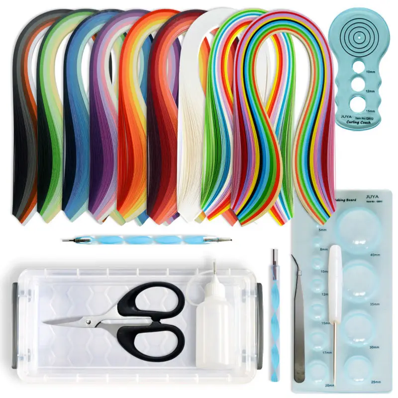Набор для квиллинга бумаги Juya с 920 полосками и 8 инструментами коробкой|kit kits|kit