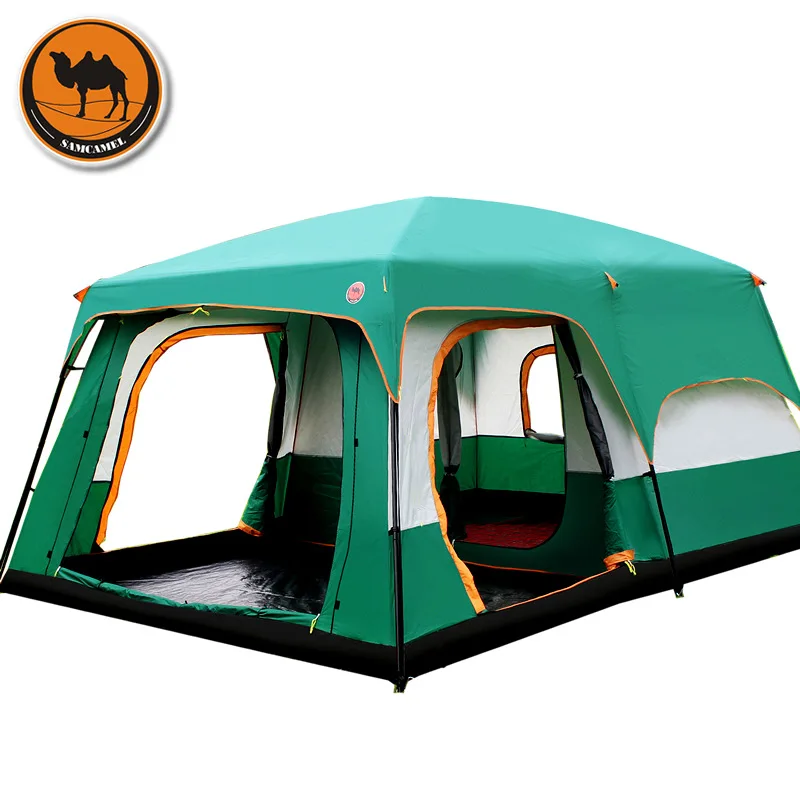 Ultralarge 6 10 12 Double Layer Outdoor 2living Rooms and 1hall Family Camping Tent 430*305*200CM L Size In High Quality
Ultralarge 6 10 12 Double Layer Outdoor 2living Rooms and 1hall Family Camping Tent 430*305*200CM L Size In High Quality