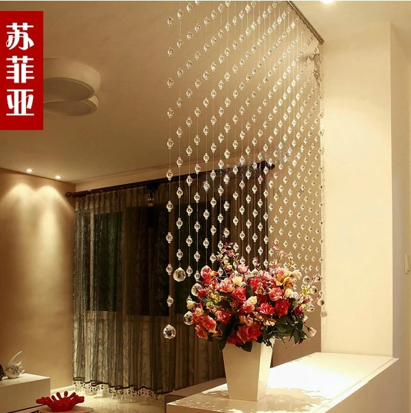 Porch partition door curtain decorative curtain 32 Section glass beads customized 20 meter/lot of crystal curtain free shipping
Porch partition door curtain decorative curtain 32 Section glass beads customized 20 meter/lot of crystal curtain free shipping