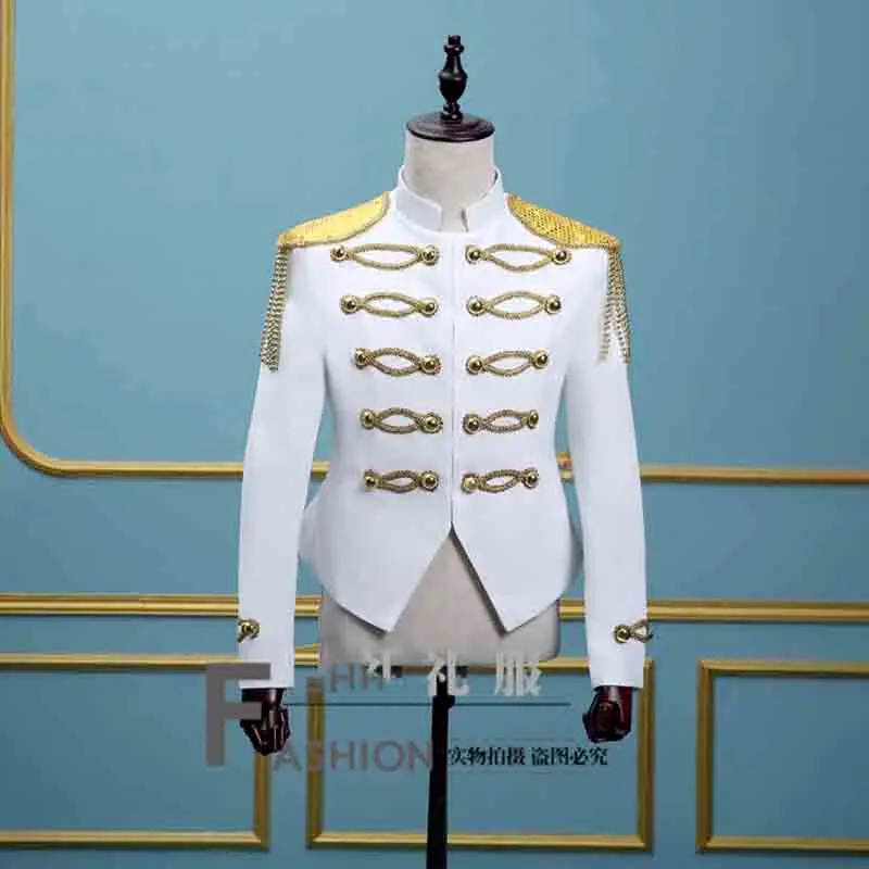Men`s Steampunk Victorian Vintage Coat Halloween King Prince Costume Military Jacket Blazer Outfit For Men/Women Plus Size 2XL
Men`s Steampunk Victorian Vintage Coat Halloween King Prince Costume Military Jacket Blazer Outfit For Men/Women Plus Size 2XL