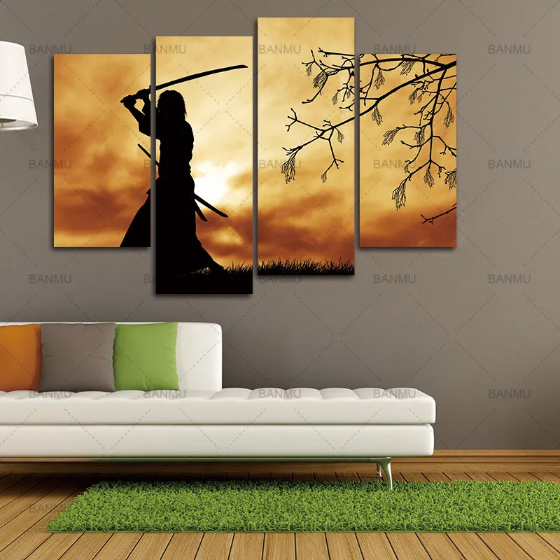 Picture Print on Canvas for Home Decoration Figure Paintings Wall Art Bushido Spirit Illustration Japanese Samurai
Picture Print on Canvas for Home Decoration Figure Paintings Wall Art Bushido Spirit Illustration Japanese Samurai