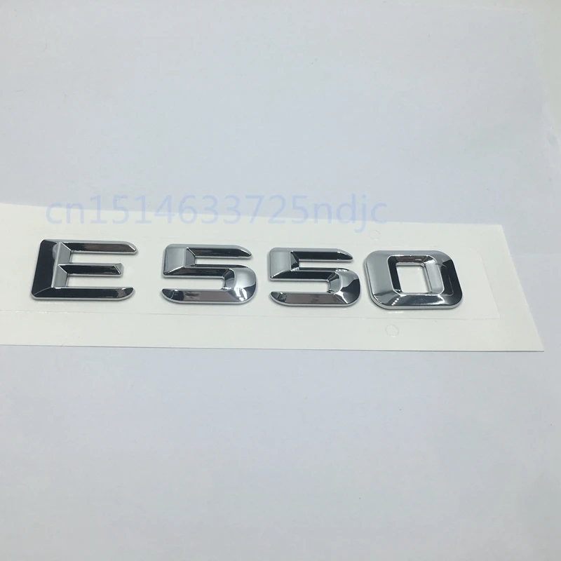 Trunk Lid Rear Emblem Badge Chrome Letters E 550 for Mercedes 4 Matic W211 E-CLASS E550
Trunk Lid Rear Emblem Badge Chrome Letters E 550 for Mercedes 4 Matic W211 E-CLASS E550