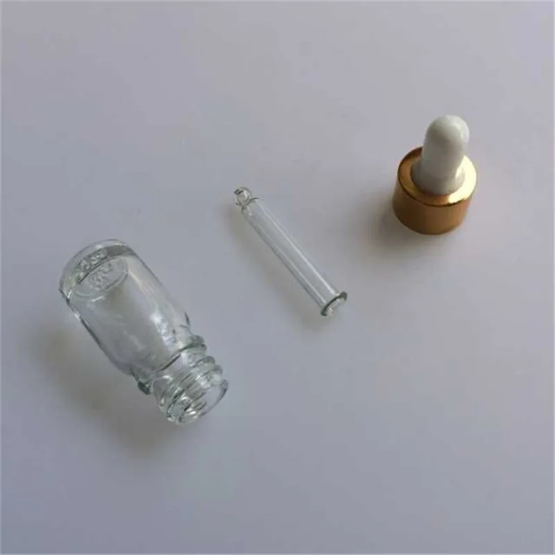Wholesale 5ml Transparent Clear Mini Glass Dropper Bottle Esssentail Oil Packaging e liquid 24pcs/lot | Дом и сад