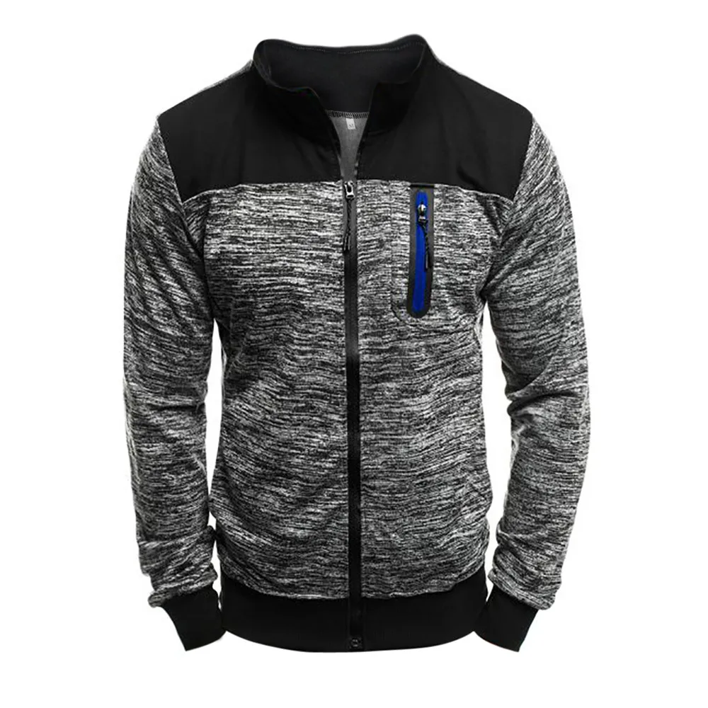 Winter Coats Men Patchwork Long Sleeve Tops Blouse Casual Zipper Pocket Outwear Sweatshirt #1816
Winter Coats Men Patchwork Long Sleeve Tops Blouse Casual Zipper Pocket Outwear Sweatshirt #1816
