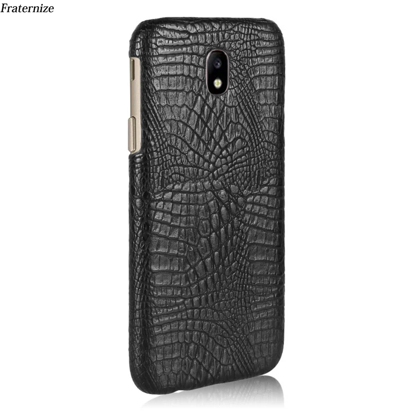 Роскошный винтажный кожаный чехол с крокодиловым узором для Samsung Gaxaly J3 J5 J7 2017 EU J330