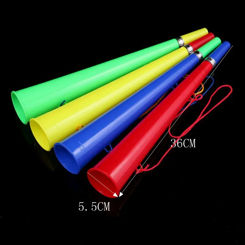 Hot!New Large Size Vuvuzelas Plastic Low Voice Air Horns Sport Fans Small Speakers European Soccer Fan Cheerleaders Cheers Horns
Hot!New Large Size Vuvuzelas Plastic Low Voice Air Horns Sport Fans Small Speakers European Soccer Fan Cheerleaders Cheers Horns