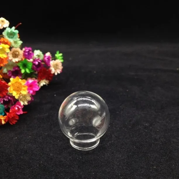 20 шт. 20*12 мм прозрачная стеклянная флакон банки стеклянный шар пузырьковая крышка