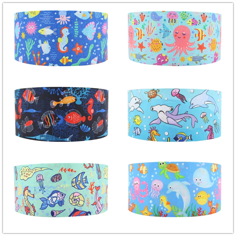 Q&N ribbon 50yards Shark Ocean World cartoon printed grosgrain FOE Ribbon Accessory hairbow Christmas Halloween decoration
Q&N ribbon 50yards Shark Ocean World cartoon printed grosgrain FOE Ribbon Accessory hairbow Christmas Halloween decoration