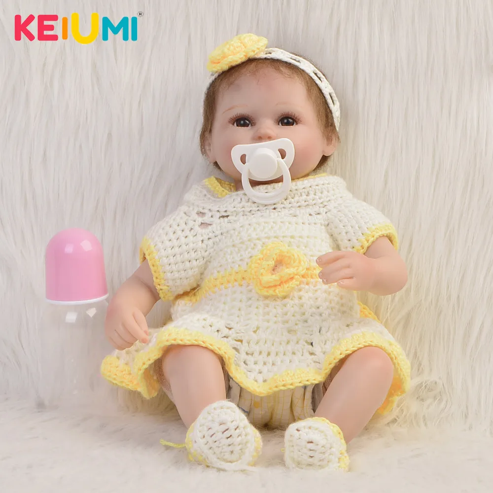 Мягкие силиконовые модные куклы Reborn KEIUMI, 17 дюймов, реалистичные куклы Reborn для девочек, игрушки для малышей, Playmates для детского дня
Мягкие силиконовые модные куклы Reborn KEIUMI, 17 дюймов, реалистичные куклы Reborn для девочек, игрушки для малышей, Playmates для детского дня