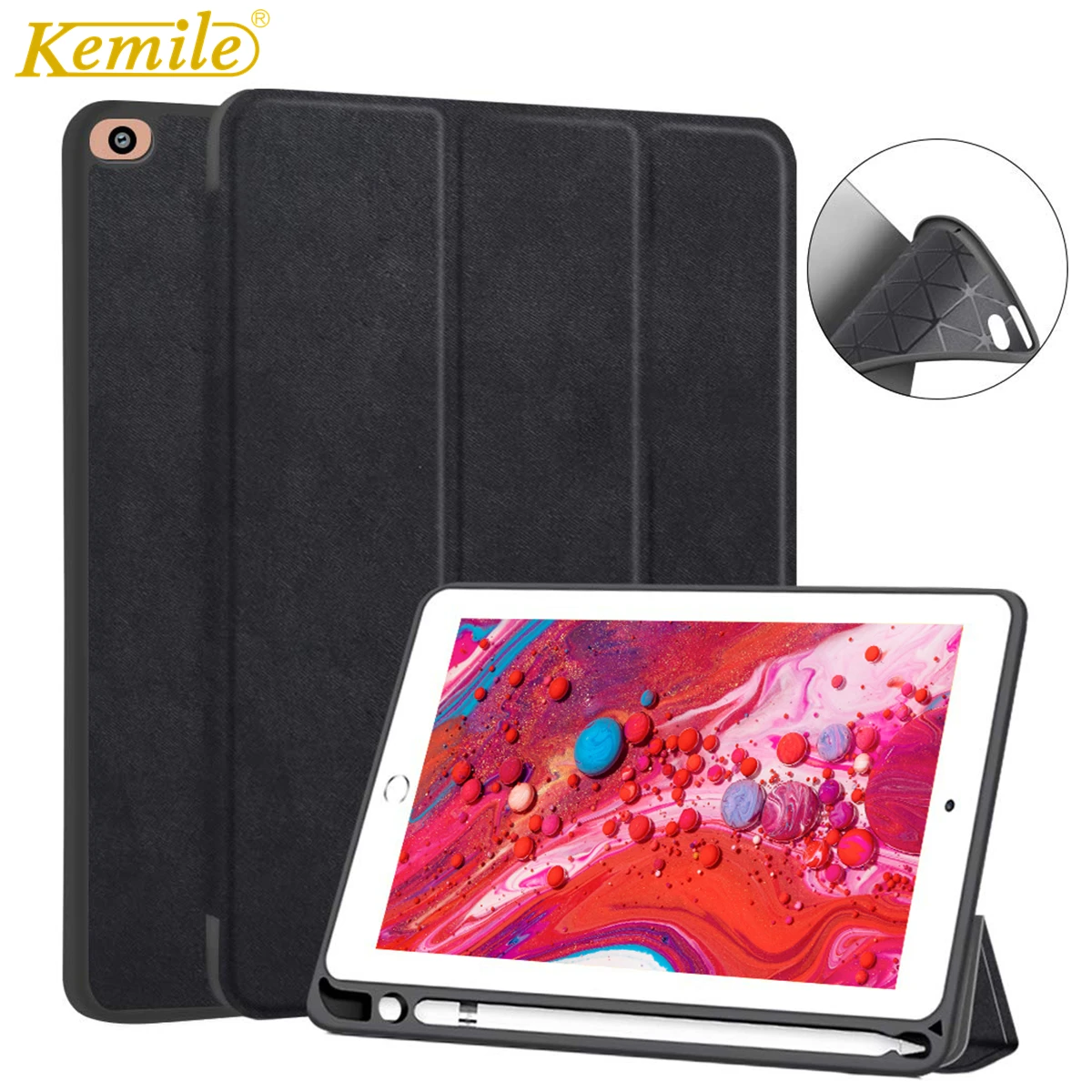kemile For iPad Air 3 10.5 2019 Case W pencil holder TPU Back Cover Auto Sleep/Wake Stand Cover For iPad Air 3 Pr0 10.5 Case
kemile For iPad Air 3 10.5 2019 Case W pencil holder TPU Back Cover Auto Sleep/Wake Stand Cover For iPad Air 3 Pr0 10.5 Case