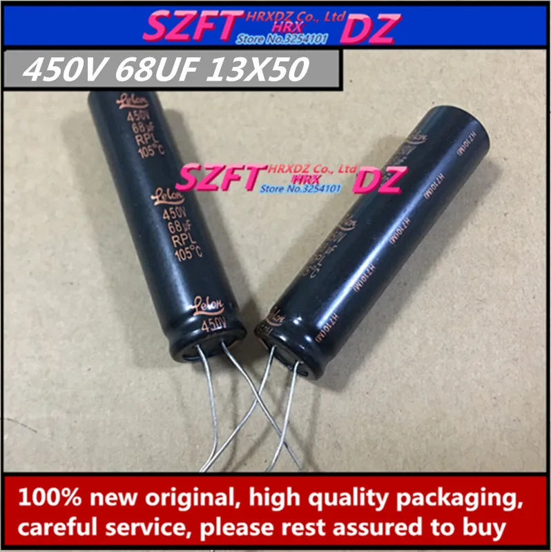 SZFTHRXDZ 100% new original 5PCS 450V 68UF 13X50 electrolytic capacitor 68UF 450V 13*50
SZFTHRXDZ 100% new original 5PCS 450V 68UF 13X50 electrolytic capacitor 68UF 450V 13*50