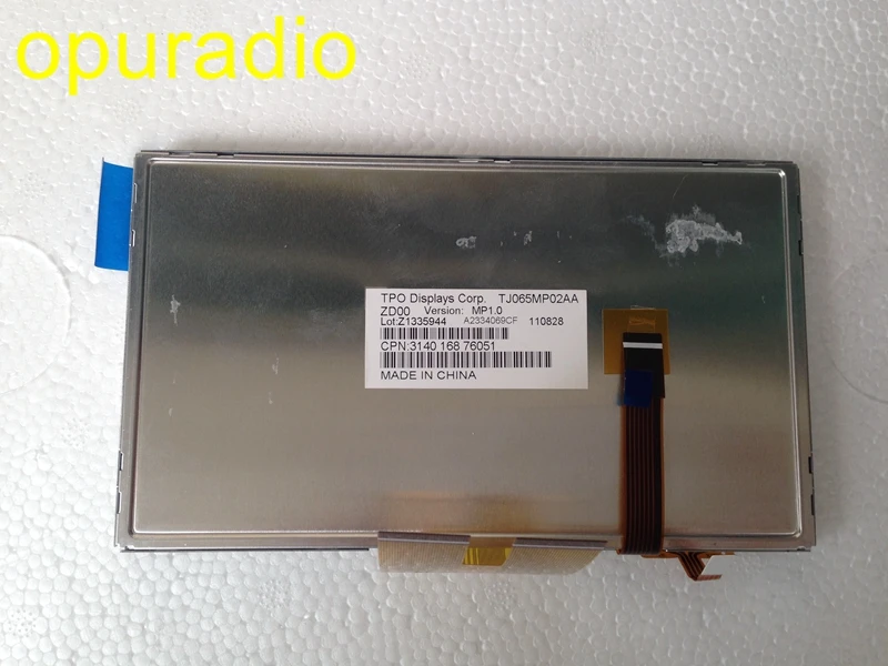 Бесплатный почтовый TPO 6 5 дюймов дисплей TJ065MP02AA ЖК-монитор с сенсорным