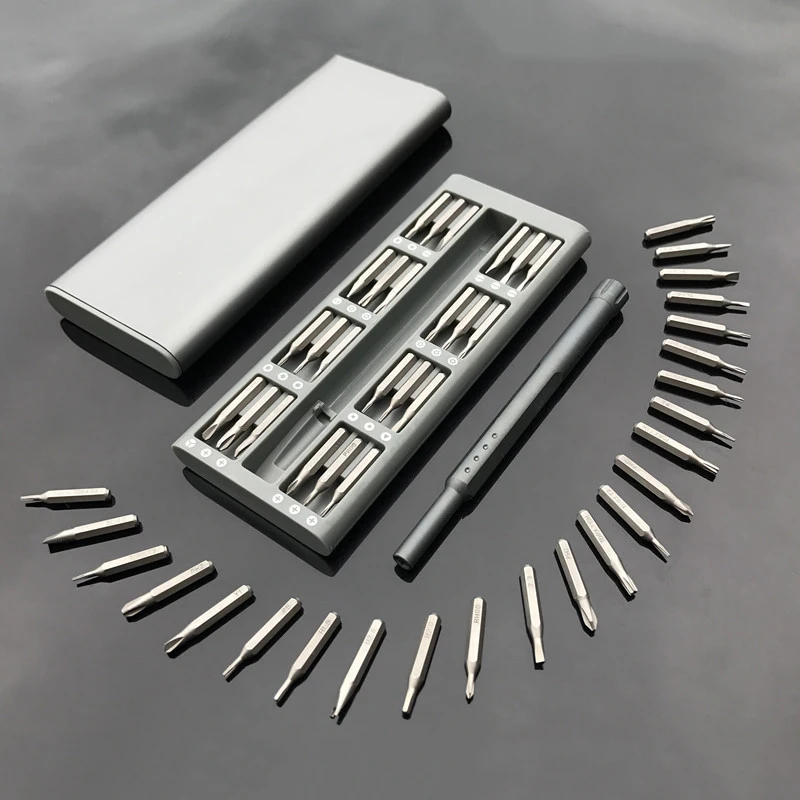 25Pcs/Set Multi-Tools Multifunction Magnetic Screwdriver Set Repair Kit with Alloy Case SLC88
25Pcs/Set Multi-Tools Multifunction Magnetic Screwdriver Set Repair Kit with Alloy Case SLC88