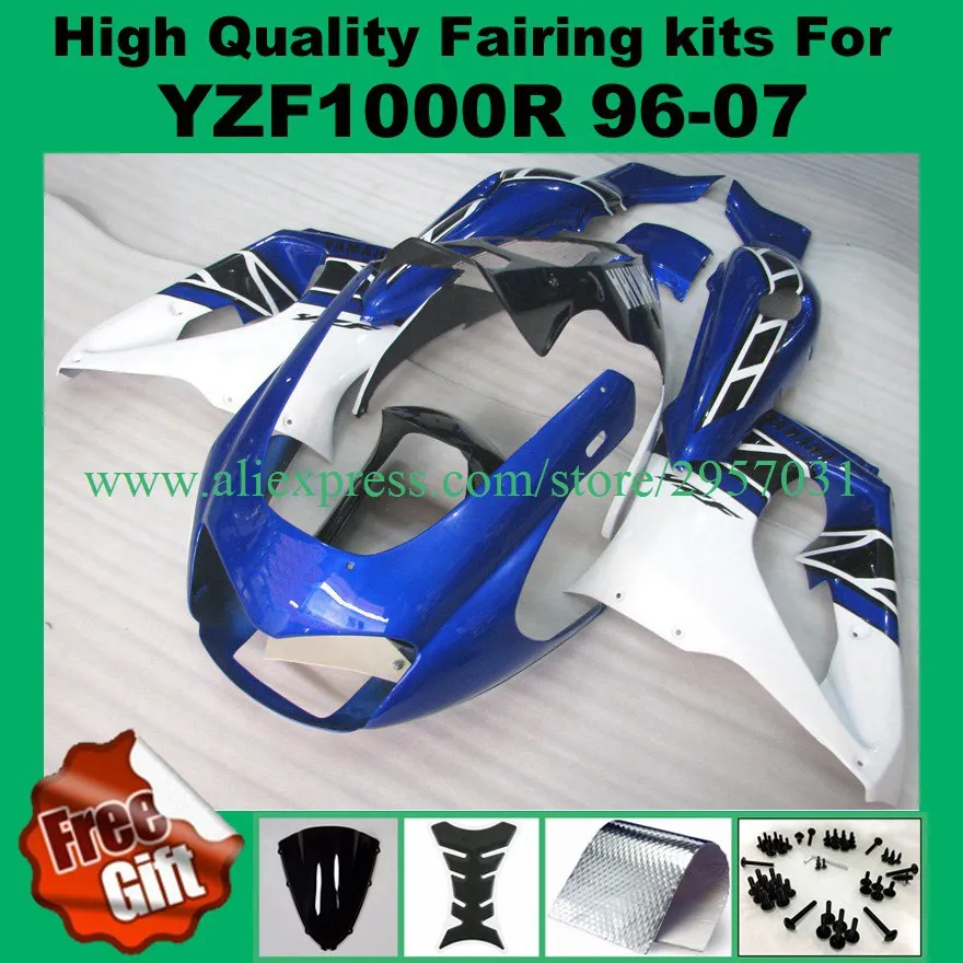 Free screws+gifts For YAMAHA Blue White YZF 1000R 96 97 98 99 YZF-1000R 00 01 02 03 H32423d YZF1000 R 04 05 06 07
Free screws+gifts For YAMAHA Blue White YZF 1000R 96 97 98 99 YZF-1000R 00 01 02 03 H32423d YZF1000 R 04 05 06 07