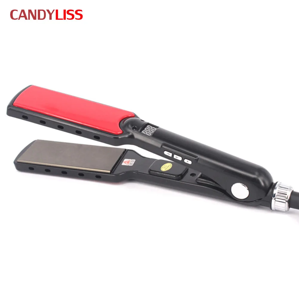 Hot MCH 470F High Temperature Wide Plates Straightening Irons Styling Tools Titanium Professional Hair Straightener Flat Iron
Hot MCH 470F High Temperature Wide Plates Straightening Irons Styling Tools Titanium Professional Hair Straightener Flat Iron