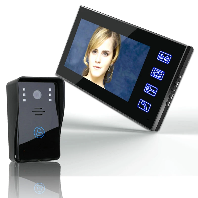 7" Video Door Phone Intercom Doorbell Touch Button Remote Unlock Night Vision Security CCTV Camera Home Surveillance
7" Video Door Phone Intercom Doorbell Touch Button Remote Unlock Night Vision Security CCTV Camera Home Surveillance
