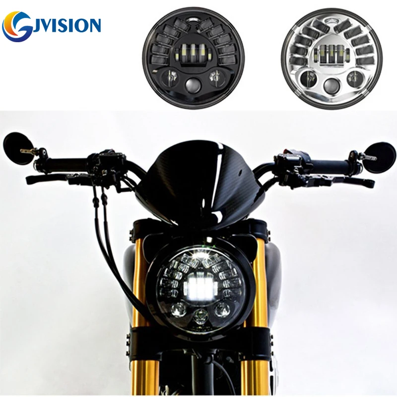 Motorcycle 7'' Round led projector headlamp 70W Hi/Lo beam H4 Headlight For H-arley Touring FLHT FLHR FLHX
Motorcycle 7'' Round led projector headlamp 70W Hi/Lo beam H4 Headlight For H-arley Touring FLHT FLHR FLHX
