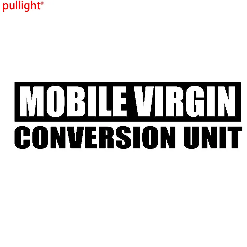 Mobile Virgin Conversion Unit Car Stickers CARAVAN 4X4 waterproof VINYL Decals FUNNY car accessories
Mobile Virgin Conversion Unit Car Stickers CARAVAN 4X4 waterproof VINYL Decals FUNNY car accessories