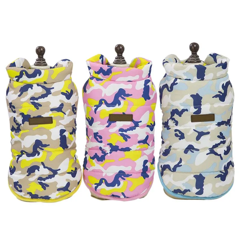 New Warm Windproof Dog Coat Camouflage Winter Pet Jacket Warm Clothes Overcoat For Small Dogs Bulldog Teddy Yorkshire Terrier
New Warm Windproof Dog Coat Camouflage Winter Pet Jacket Warm Clothes Overcoat For Small Dogs Bulldog Teddy Yorkshire Terrier