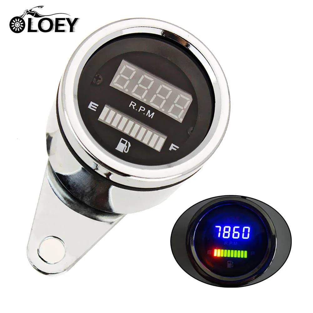 Universal Motorcycle Digital Gauge Speedometer tachometer