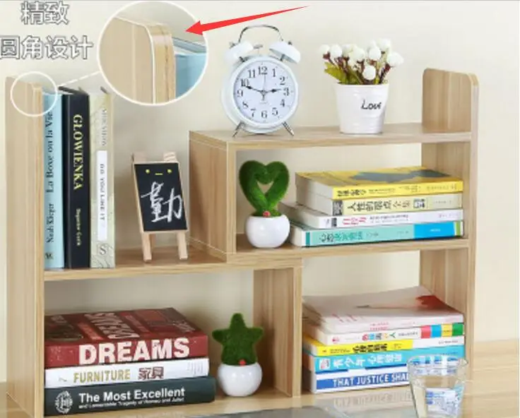 Безопасный круглый Угловой дизайн сделай сам офисный книжный шкаф стол книжная