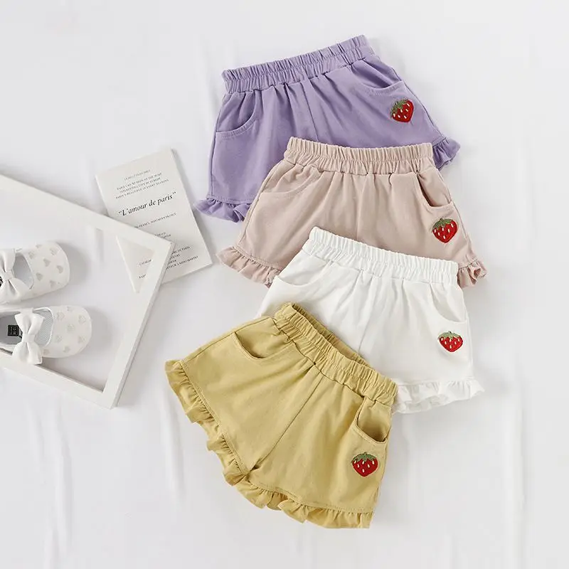 Summer 2019 Baby Girls Shorts Strawberry Embroidery Kids Short Pants for Girls Toddler Children Casual Shorts Girls Clothing
Summer 2019 Baby Girls Shorts Strawberry Embroidery Kids Short Pants for Girls Toddler Children Casual Shorts Girls Clothing