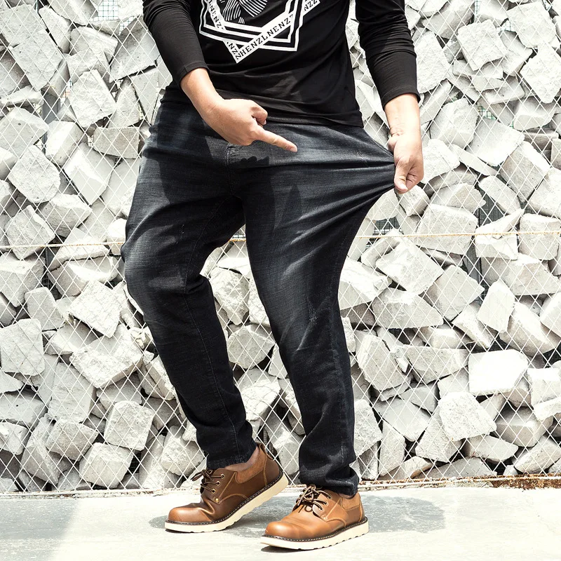 2020 Spring and Autumn High Stretch Modis Large size Men's jeans New Straight Loaded Korean Fashion Black trousers Biker jeans
2020 Spring and Autumn High Stretch Modis Large size Men's jeans New Straight Loaded Korean Fashion Black trousers Biker jeans