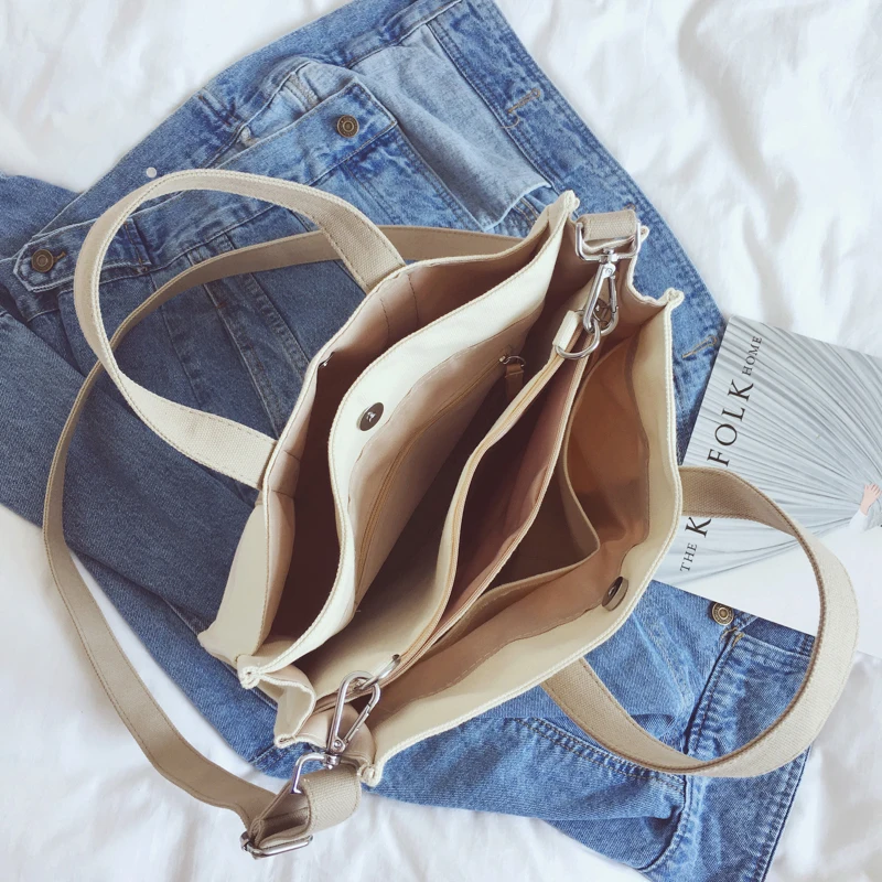 New Arrival Canvas Women Messenger Bags Casual Large Capacity Ladies Handbag Female Crossbody Shoulder Bags Waterproof
New Arrival Canvas Women Messenger Bags Casual Large Capacity Ladies Handbag Female Crossbody Shoulder Bags Waterproof