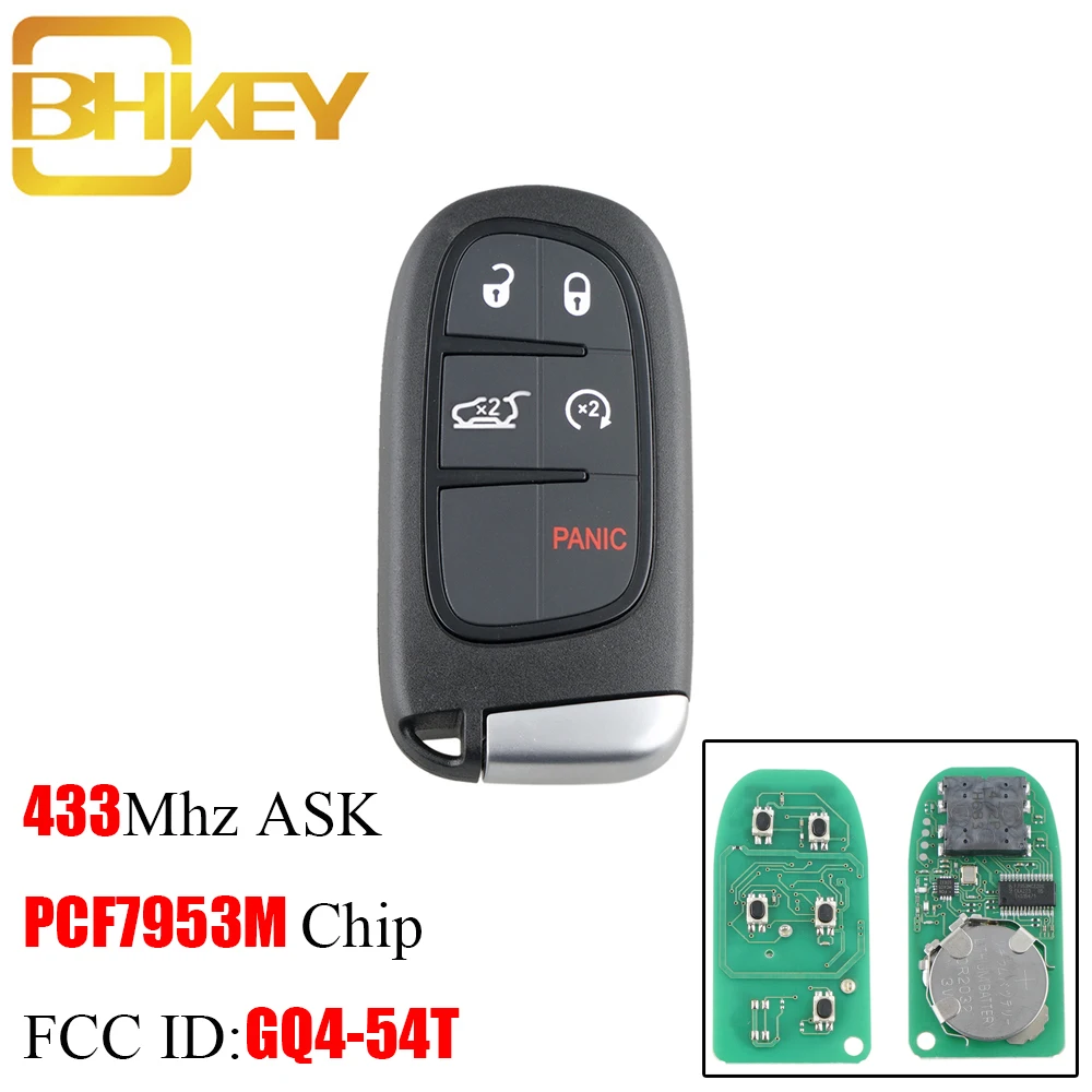 BHKEY GQ4-54T Smart Car Key For JEEP Cherokee 2014-2017 Car Remote Key Keyless Fob for JEEP Key 433mhz
BHKEY GQ4-54T Smart Car Key For JEEP Cherokee 2014-2017 Car Remote Key Keyless Fob for JEEP Key 433mhz