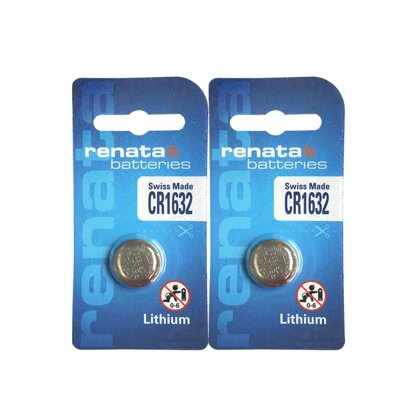 Renata 2pcs CR1632 3V Lithium Battery Button Cell Coin Batteries For Camera Watches
Renata 2pcs CR1632 3V Lithium Battery Button Cell Coin Batteries For Camera Watches